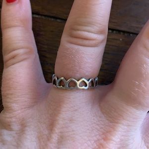 James Avery Tiny Hearts Band Ring
